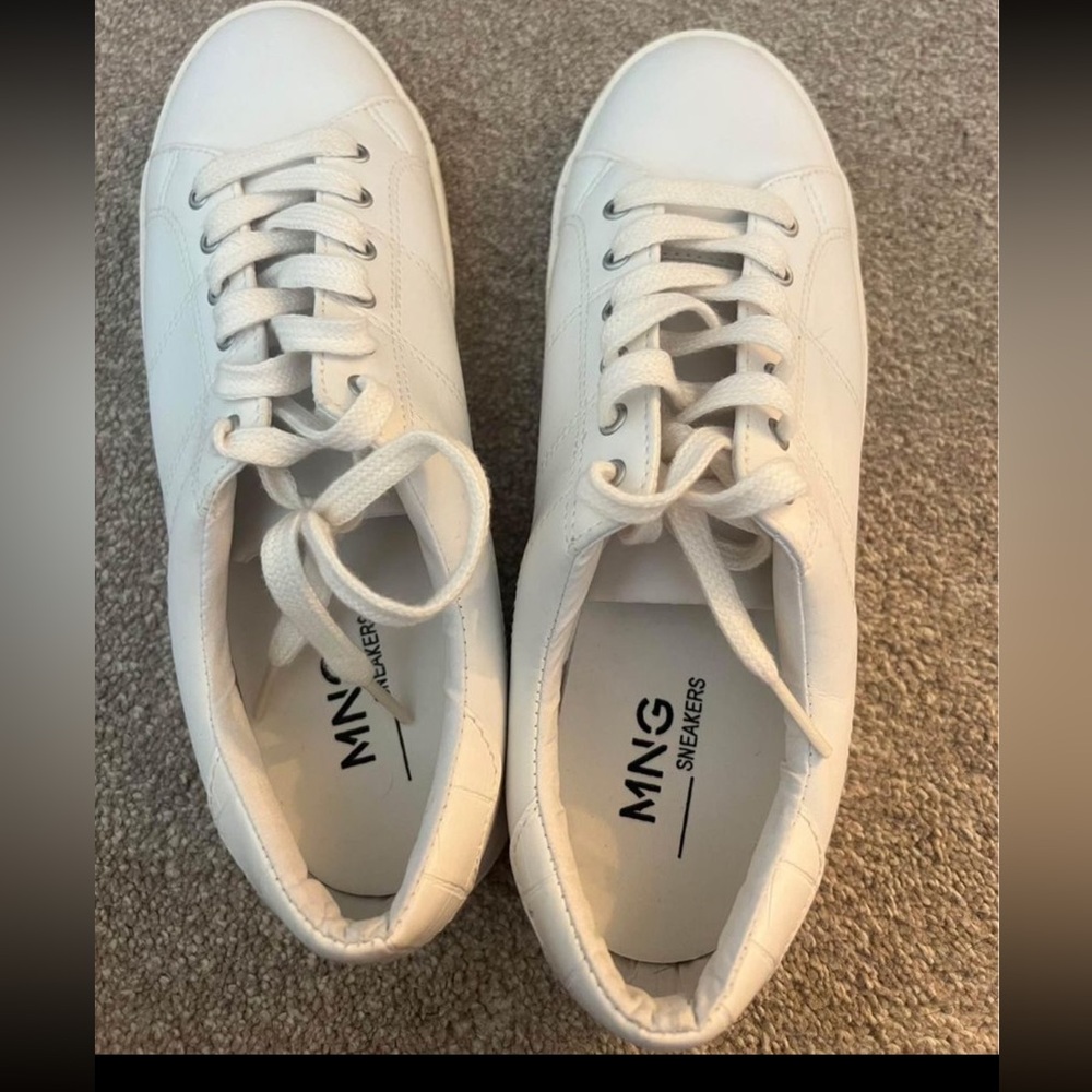 Mango White Sneakers